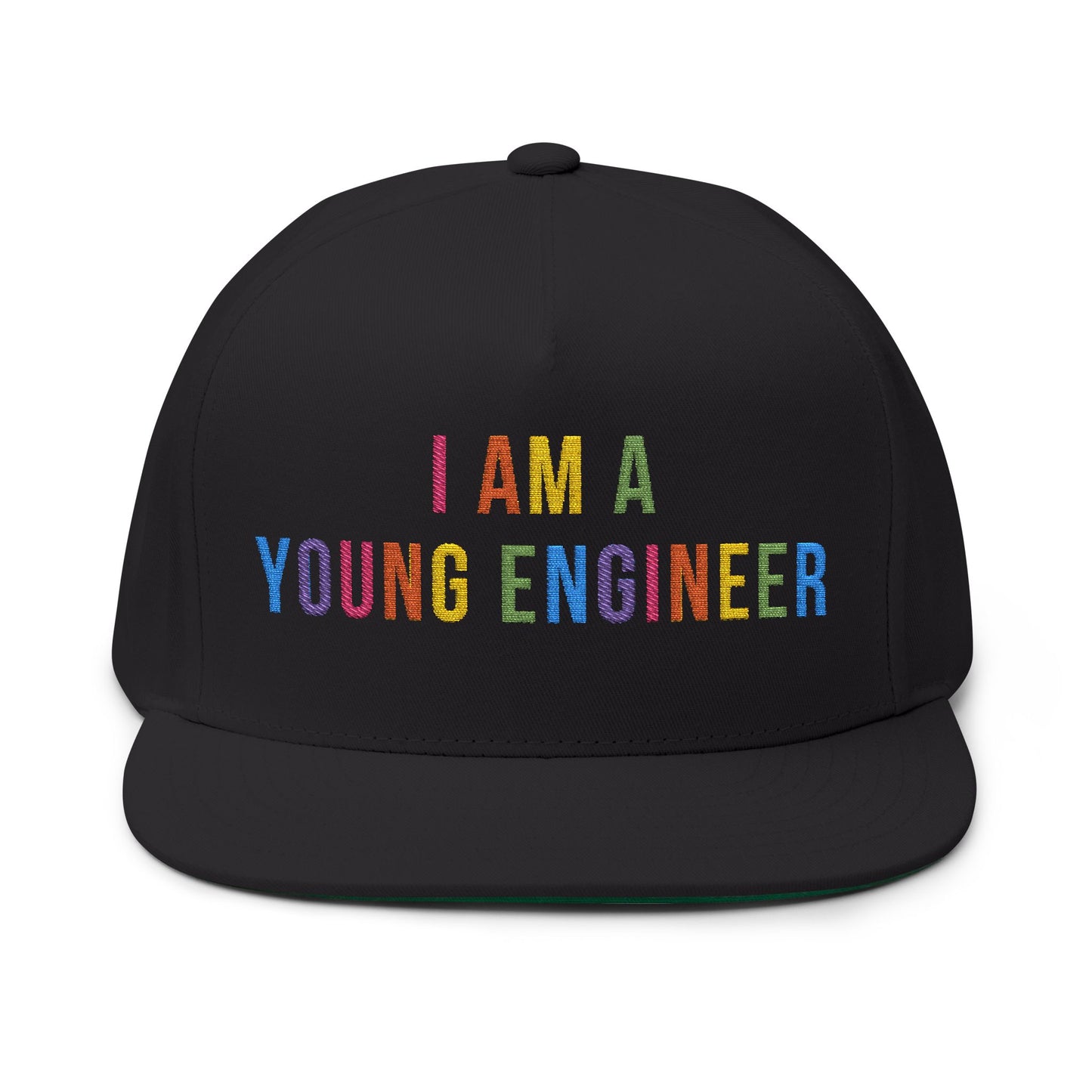 I Am a Young Engineer | Embroidered Snapback | One Size