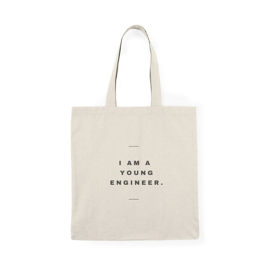 I Am a Young Engineer | Natural Tote Bag
