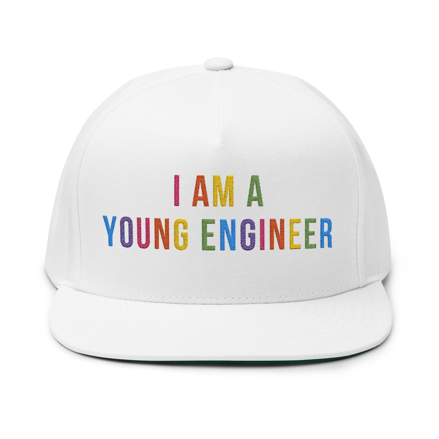 I Am a Young Engineer | Embroidered Snapback | One Size