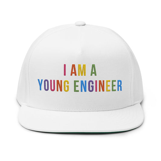 I Am a Young Engineer | Embroidered Snapback | One Size